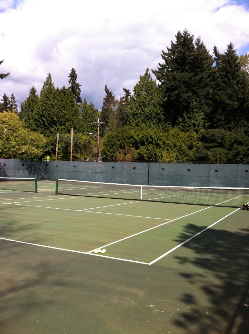 enatai park tennis courts - bellevue  wa