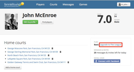 upgrade to flex league