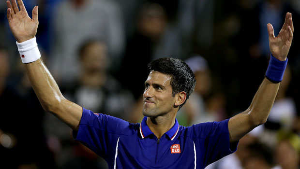 Novak-Djokovic-acknowledges-crowd-getty